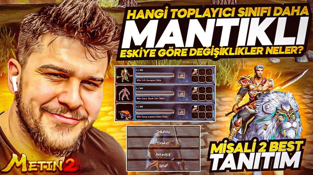 MİSALİ2 - HANGİ TOPLAYICI SINIFI DAHA MANTIKLI ESKİYE GÖRE NELER DEĞİŞTİ #metin2 #metin2pvp #misali2