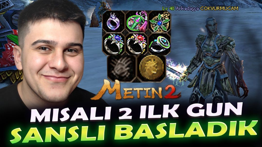 MİSALİ 2 - İLK GÜNDEN ŞANSLI BAŞLADIK !! #metin2 #metin2pvp #misali2